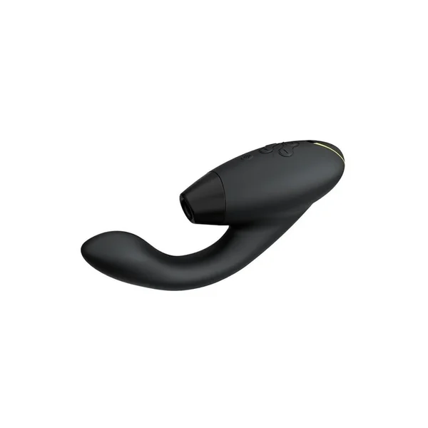 Womanizer Duo 2 Silicone Rechargeable Clitoral and G-Spot Stimulator – Black