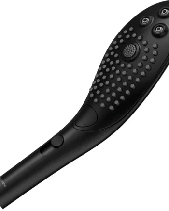 Womanizer Wave Shower Head & Water Massage Clitoral Stimulator - Black