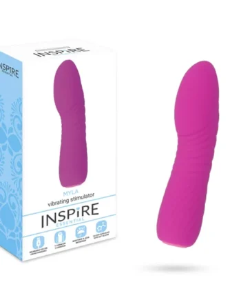 Women vibrator inspire essential myla purple multispeed g-spot dildo sex toy new