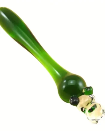 Women Wand Massager Bear Glass Butt Plug G-spot Stimulator