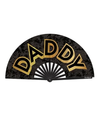 Wood Rocket Daddy Fan – Black/Gold