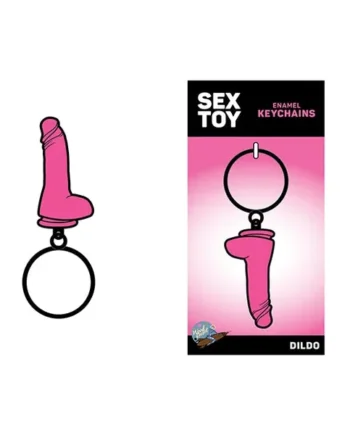 Wood Rocket Sex Toy Dildo Keychain – Pink