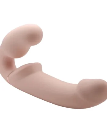 World's 1st Remote Control Inflatable Ergo-Fit Strap-on - Flesh