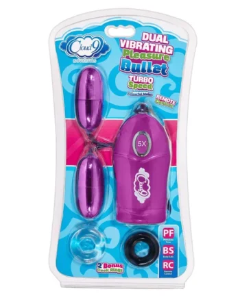 WTC DUAL EGG VIBRATOR PURPLE