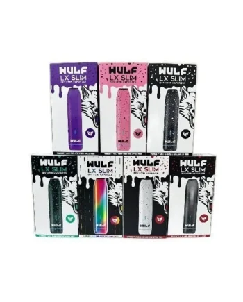 Wulf XL Slim Dry Herb Vaporizer Black Teal Splatter
