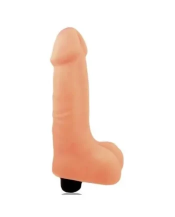 X5 Plus 7" Vibrating Cock - Beige