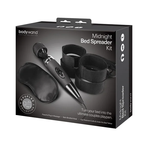 Xgen Bodywand Midnight Massage Bedroom Play Kit - 3 Pc Black