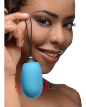 Xl Silicone Vibrating Egg – Blue