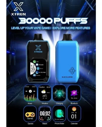 Xtron 30000 Puff Bluetooth Disposable 5ct Berry Licious