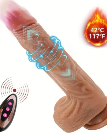 YIQU Remote Control 4 In 1 Realistic Dildos With 10 Thrusting 10 Vibration
