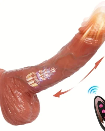 YIQU Rotating Anal Dildo Heated Huge Dildo With 10 Vibrating 10 Thrusting