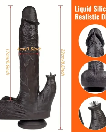 YIQU Wireless Remote Control Tongue Licking Dildo With 10 Telescopic