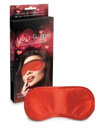You & Me Silky Red Blindfold