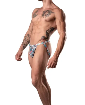 YOUR LACE OR MINE JOCK STRAP RED WHITE & BLUE L/XL