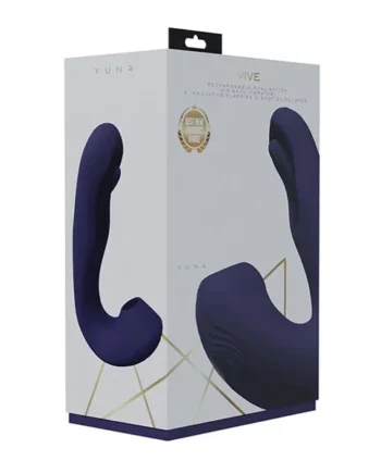 Yuna Dual Action Airwave Vibrator & G-Spot Vibe – Purple