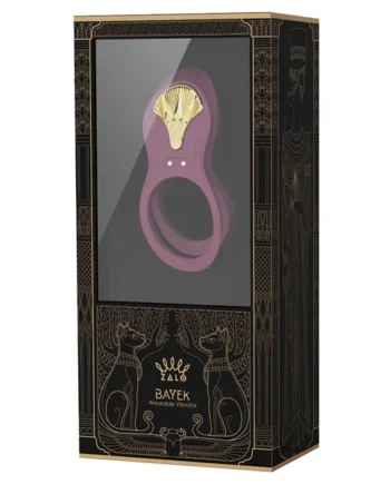 Zalo Legend Bayek Vibrating Couples' Ring - Velvet Purple