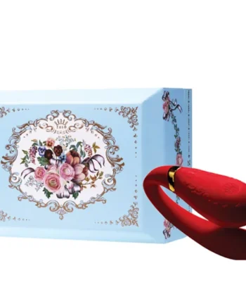 Zalo Versailles Fanfan Couples Massager - Bright Red