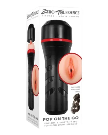 Zero Tolerance Pop On The Go Realistic Vagina Stroker Beige
