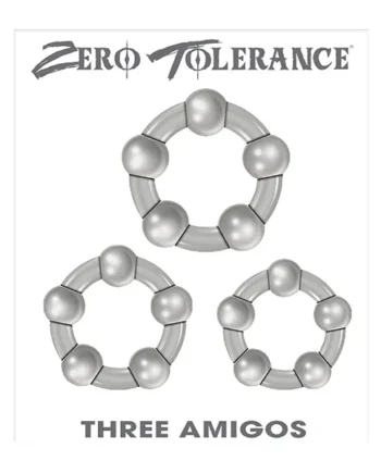 ZERO TOLERANCE THREE AMIGOS COCK RINGS