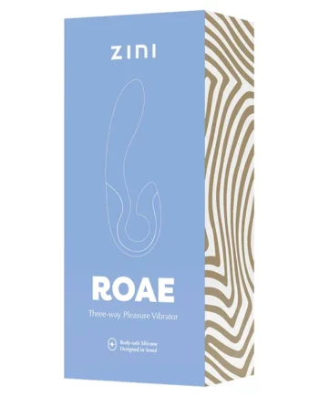 Zini Roae Three-Way Pleasure Vibrator - Pink