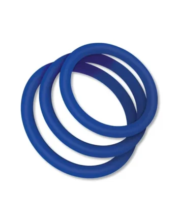 Zolo Classic Stretchy Silicone Cock Ring Blue