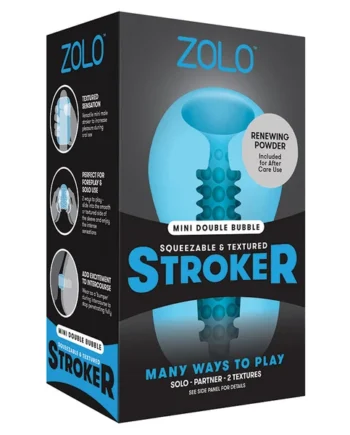 Zolo Mini Double Bubble Stroker - Blue
