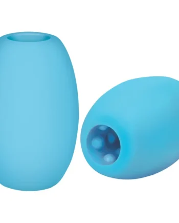 ZOLO Squeezable Mini Bubble Stroker Penis Masturbator - Blue