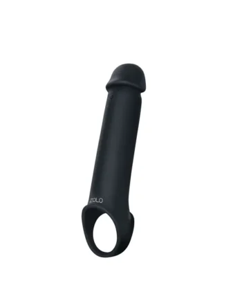 Zolo Vibrating Penis Extender - Black
