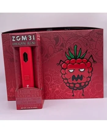 Zombi 3.5g Disposable Apocalypse Blend Radioactive Razzberry Ind