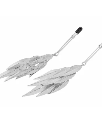 ZYL Cascading Leaf Tassels Tweezer Nipple Clamps